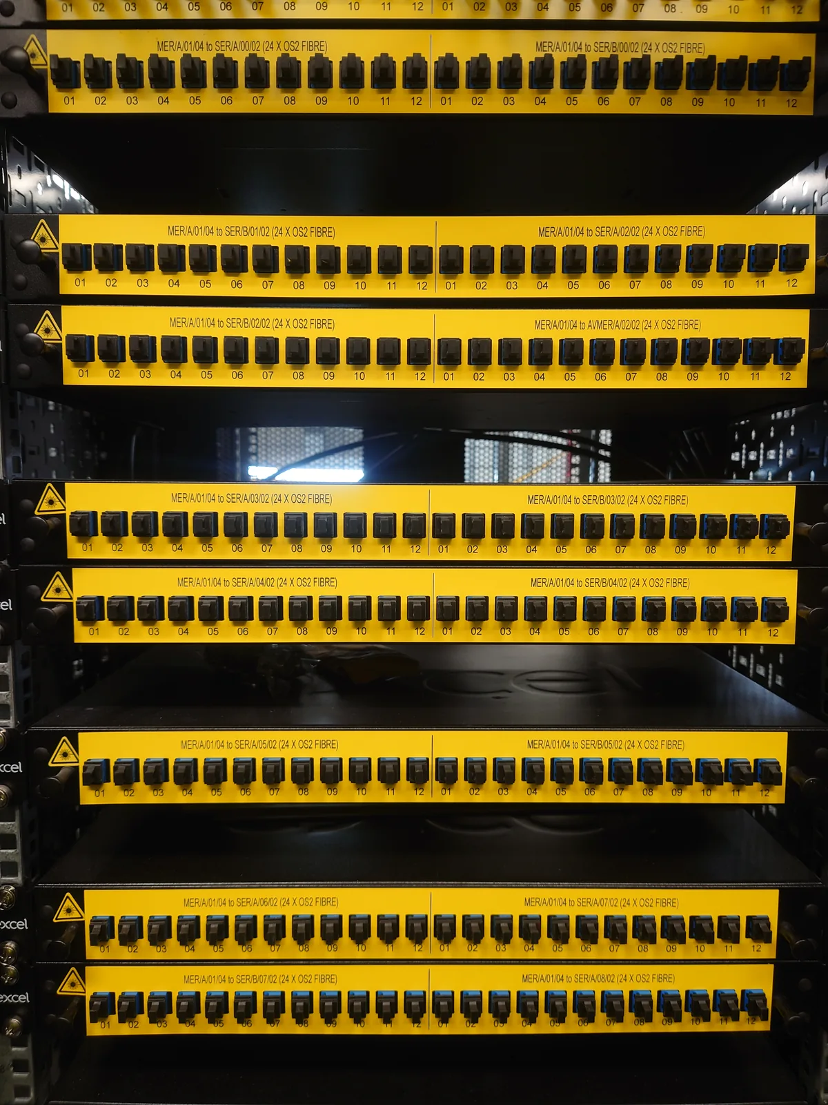 High-density fibre distribution frame
